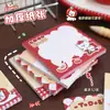 Bloco de Notas Duoduo da Apple Fofo Papel de Nota Não Grudante Papel de Mensagem Desenho Animado Papel Decorativo para Caderno de Estudante