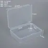 10.5 Caja Rectangular Transparente de Plástico PP Caja para Tarjetas de Presentación Tarjetas de Juego Caja de Almacenamiento para Equipo de Pesca Ferretería Accesorios