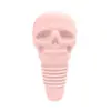 Rolha de Silicone para Garrafa de Vinho de Grau Alimentício Plugue de Vedação Tampa Decorativa de Caveira para Garrafa de Vidro Champagne