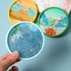 Posavasos de Acrílico con Arena Movediza Personalizado Creativo Antideslizante para Niños Animación de Dibujos Animados Estrella Adornos DIY Brillo Almohadilla Aislante