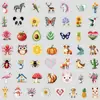 50 Pegatinas de Graffiti Pixelado de Animales Pegatinas Creativas de Animales Taza de Agua Teléfono Móvil Computadora Pegatinas Decorativas Impermeables Venta al por Mayor