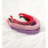 Especial transfronterizo para estilo europeo y americano de 4 filas color Diamante plegable constantemente retorcido clip pinza para coleta con cabeza de bola grande negra