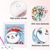 5d Diamante Desenho Cross Border Crianças Desenho Animado Papai Noel Boneco de Neve Bonito DIY Diamante Adesivo Tamanho Diamante