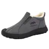 Zapatos para Hombre 2026--Nuevos Zapatos de Algodón de Invierno Cálidos Más Terciopelo Más Algodón Botines Cortos Cómodos Versátiles Botas de Nieve Comercio Exterior al por Mayor