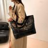 Bolso de Hombro Nuevo de Gran Capacidad para Primavera y Verano Bolso de Mujer de Color Sólido Brillante Bolso de Mano de Moda de Gama Alta Bolso Tote para Viajes