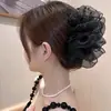 2025 Moda Lujo Ligero Moño Pinza Tiburón Corona Alta Accesorio para el Cabello Estilo Princesa Pinza de Garra Grande Pasador Tocado