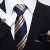 Corbata de Hombre de 8 cm para Negocios y Boda, Corbata Formal Jacquard Rayada, Sensación de Lujo, en Stock para Suministro Directo