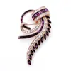 Broche de Lujo de Diamantes Completos Nuevo 2025 para Mujer, Elegante y Lujoso Pin Fijo para Ropa, Corsage para Traje