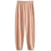 Pantalones cálidos de invierno gruesos deportivos cálidos de forro polar de coral holgados casuales para casa estudiante persona perezosa pijama talla grande cintura alta