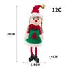 Nuevo colgante de elfo navideño transfronterizo, bonito y pequeño, para decoración de árbol de Navidad, accesorios y suministros