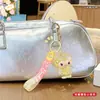 Llavero de Kuromi con aceite y brillos de dibujos animados, llavero para coche, colgante, decoración de llavero para bolso de pareja, regalo