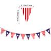 Decoración del Día de la Independencia de Estados Unidos estrella de cinco puntas corazón de amor EE. UU. banderín de tracción banner de letras FELIZ 4 DE JULIO venta al por mayor