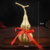Adornos de Calabaza de Cobre al por Mayor con Tapa Abierta, Calabaza Hueca para Escritorio del Hogar y la Oficina, Caja de Regalo Atrae Riqueza