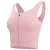 Esportes Underwear Mulheres Anti-Choque e Anti-Flacidez Zíper Frontal Running Yoga Suit Verão de alta resistência Sutiã Beauty Vest Fitness Suit
