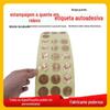 Etiquetas Hot Stamping Embossadas, Adesivos Selantes Redondos, Adesivos a Laser com Logo QR Code, Adesivos de Chapa de Cobre