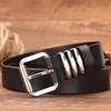 Cinturón para Mujer Simple Versátil Hebilla de Pin Decoración Cuero Genuino Accesorio para Cintura Gama Alta Moderno Estilo Coreano de Moda Jeans