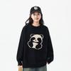 Suéter Pica-pau Pequeno Panda Feminino Outono e Inverno Moda Novo Senso de Alta Qualidade Preguiçoso Espesso Interno Gola Redonda