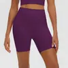 Pantalones de Yoga de Tacto Natural para Mujer, Cintura Alta, Transpirables, Control de Abdomen, Shorts de Fitness, Ropa Deportiva Ajustada, Pantalones de Yoga Tres Cuartos