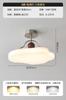 Crema Viento Celebridad de Internet Dormitorio Principal Medio Antiguo Luz de Habitación Flor Simple Habitación de Niños LED Superbrillante Protección Ocular Lámpara de Techo