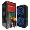 Atacado de fábrica da série KTS KTS-1912 alto-falante Bluetooth sem fio portátil para exterior RGB de 8 polegadas duplo de grande volume