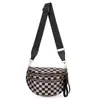 Bolso de Cuadros para Empanada Nuevo Bolso de Hombro Moda para Mujer Bolso de Hombro Único Impermeable Bolso Cruzado Casual