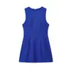 Para Venta al por Mayor Transfronteriza Estilo Europeo y Americano 2025 Nuevo Vestido Corto Casual de Moda para Mujer, Trendy, Sencillo, Versátil, Esponjoso