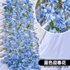 Enredaderas de Cerezo Simuladas Enroscadas Alrededor de Tuberías, Enredaderas de Flores Artificiales de Plástico, Enredaderas Florales Decorativas