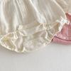 [No se aceptan devoluciones ni cambios] Mameluco súper lindo para bebé de 0 a 2 años, Izquierdo y Derecho, Mono de color liso para primavera, Atuendo de moda para primavera