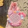 Desenho Animado Sanrio Descompressão Bola de Aço Magnética Criativa Prancheta Chaveiro Brinquedo Infantil Pingente de Mochila Escolar Fofo