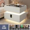 Mesa de Cabeceira Flutuante Inteligente Multifuncional Minimalista Moderna Carregamento Sem Fio Armário de Cabeceira de Quarto Mesa de Cabeceira Flutuante