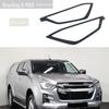 2020 2021 Novo Five Ten Bell D-MAX Abajur Dianteiro ABS Preto Fosco Decoração Externa Moldura Grande de Lâmpada para Carro Modificado