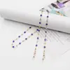 Cadena para gafas de perlas transfronteriza Cuerda para el cuello retro de mujer Lanyard de joyería de moda Correa antideslizante Cadena para gafas de网红 (influencer de internet)