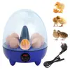 Incubadora de 8 huevos, adecuada para incubar huevos de pollo, pato, ganso y codorniz; una incubadora pequeña, de tamaño doméstico, para uso doméstico y exportación transfronteriza