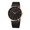 Reloj de Hombre Sencillo y Elegante de Venta Caliente Transfronteriza, Reloj de Hombre al por Mayor con Correa de Malla de Aleación Ultrafina con Escala