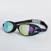 Gafas de Natación Antivaho Galvanizadas, Gafas de Natación Impermeables de Silicona de Alta Definición, Fabricantes de Equipo Profesional en la Playa, Al Por Mayor en Stock