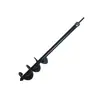 01 Furadeira manual pequena com cabo curto, ideal para cavar buracos, plantar flores e árvores e afofar a terra