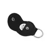 Venta caliente transfronteriza Bolsa de púa de guitarra de cuero PU Estuche de cuero para moneda de la suerte Llavero Bolsa para púas Moneda para tomar decisiones Bolsa pequeña colgante