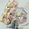 Outono e Inverno Bonito Desenho Animado Série de Animais de Pelúcia Boneca Tridimensional Ursinho Coelhinho Estrela Dailou Presilha de Cabelo Infantil para Franja