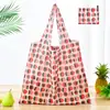 Bolsa de compras plegable de gran capacidad, bolso de mano portátil para supermercado, impresión de logotipo, bolsa de almacenamiento 190T, directo de fábrica