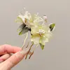 Nuevo peine anti-deslizante estilo coreano con un delicado lazo de mariposa, diseñado para mujeres, creando un peinado alto elegante, y con un elegante pasador lateral y accesorio para el cabello