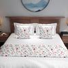 Flores creativas transfronterizas Toalla de pie de cama japonesa Bandera de cama Invitado de hotel En stock Salida de fábrica