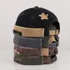 Boné docker lavado AliExpress moda tendência cor color-blocking retrô para homens e mulheres, gorro hip-hop estrela de cinco pontas sem aba