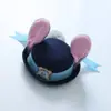 Zootopia Vestido de Verão Infantil Judy Coelho Policial para Meninas Novo de Manga Curta Lolita Vestido de Aniversário Saia