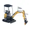Excavadora tipo 16, una miniexcavadora multifuncional, adecuada para demolición en interiores, paisajismo y limpieza de terrenos; una miniexcavadora sobre orugas