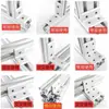 Accesorios de esquina verticales, escuadras, conectores de ángulo recto de 90 grados, aluminio extruido plano integral anodizado.