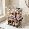 Estante de Almacenamiento para Cocina Apilable con Múltiples Niveles para Frutas, Verduras y Snacks Cesta de Almacenamiento Marco Artefacto de Almacenamiento Multifuncional para el Hogar