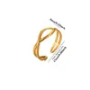 Tendencia Nueva Transfronteriza Anillo Ancho de Acero Inoxidable con Textura Geométrica para Hombres y Mujeres Irregular Acero de Titanio Anillo de Lujo de Gama Alta