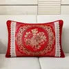 Funda de Almohada Jacquard Tradicional Elegante de Alta Precisión China Francesa Americana Transfronteriza Núcleo de Almohada Cojín Comercio Exterior Al por Mayor