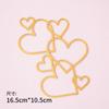 Decoraciones para pastel de Día de San Valentín Qixi lazo amor luz amor hueco pareja romántica confesión vestido plug-in