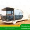 Edição Alongada Móvel Casa de Água para Estadia Cabine Maçã Passeio de Carro Próprio Cabine de Vila Móvel Simples Celebridade da Internet Espaço Cênico Cabine